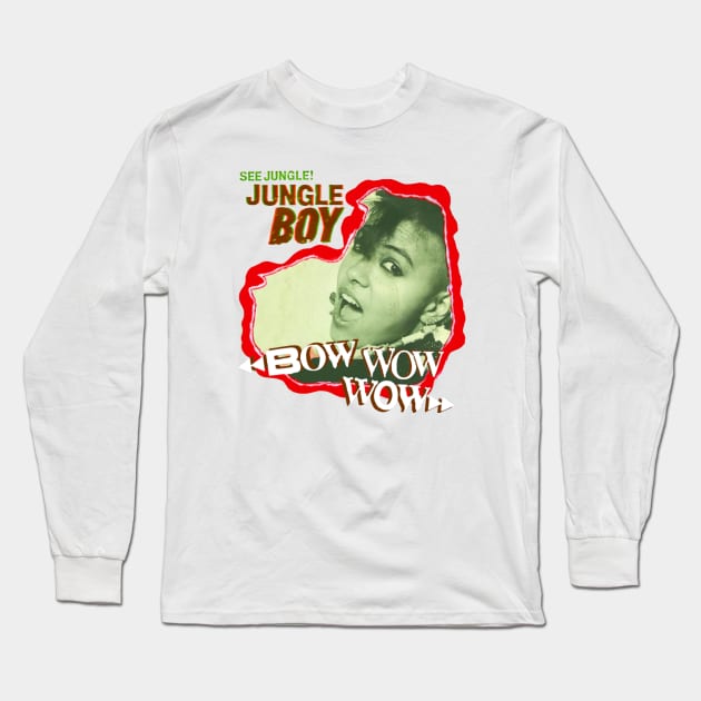 Bow Wow Wow Jungle Boy RARE Long Sleeve T-Shirt by Pop Fan Shop